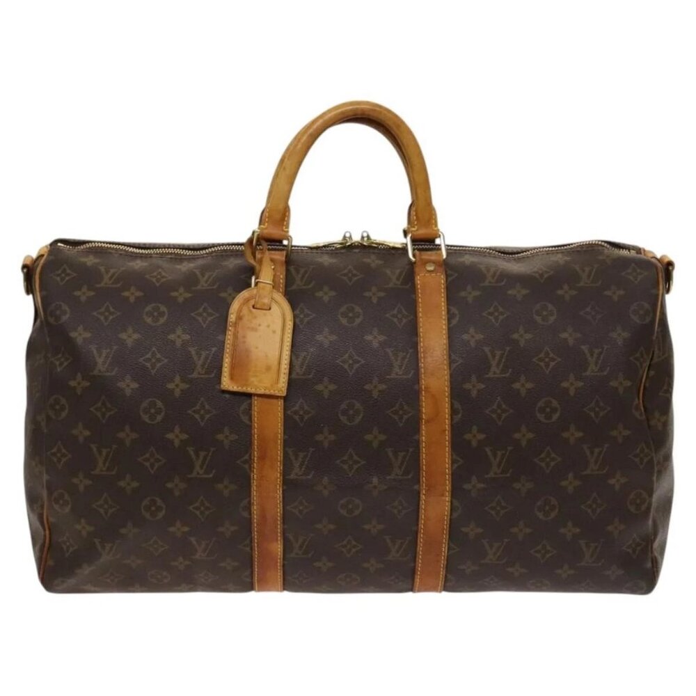 LOUIS VUITTON Monogram Keepall Bandouliere 50 Boston Bag M41416 LV Auth 125289 - Picture 2 of 16